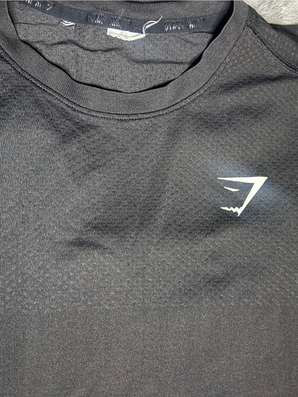 Men's Black Performance Crewneck Shirt